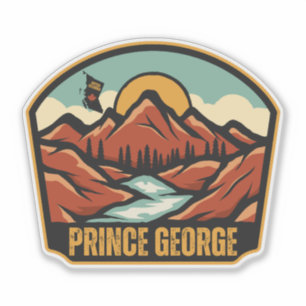 Sticker Prince George, Colombie-Britannique