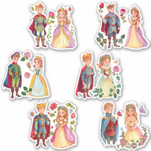 Sticker Prince & Princesse (Devant)