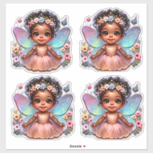 Sticker Princes de fées avec ailes étincelantes