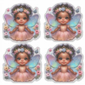 Sticker Princes de fées avec ailes étincelantes (Devant)