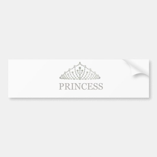 Sticker Princess Crown Bumper (Devant)