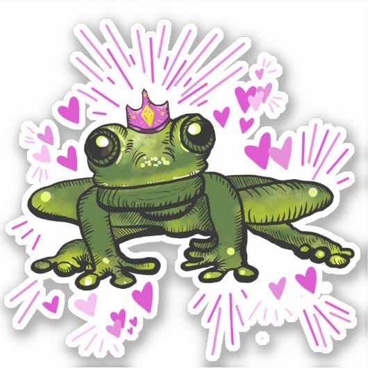 Sticker Princess Frog (Devant)