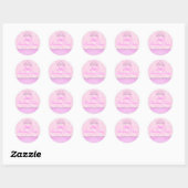 Sticker Princess Sparkle rose (Feuille)