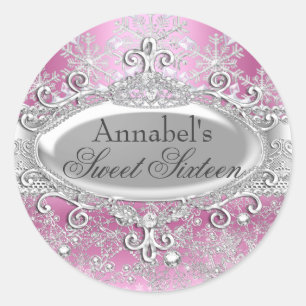 Sticker Princess Winter Wonderland Sweet 16