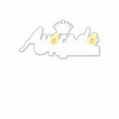 Sticker Princesse Avocado (Devant)