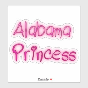 Sticker Princesse d'Alabama