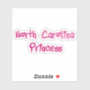 Sticker Princesse de Caroline du Nord