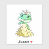 Sticker Princesse de la grenouille (Feuille)