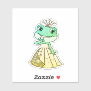 Sticker Princesse de la grenouille