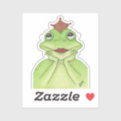 Sticker Princesse de la grenouille (Feuille)
