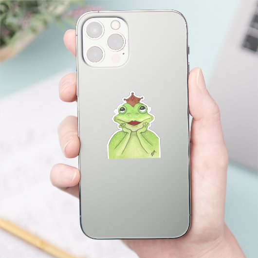 Sticker Princesse de la grenouille (Téléphone)