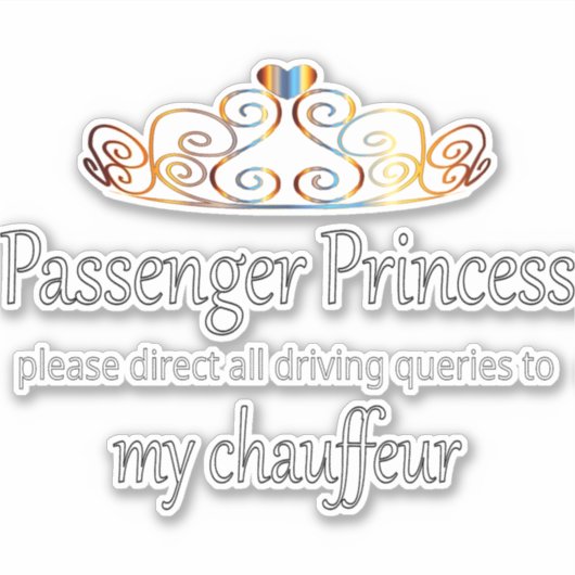 Sticker Princesse des passagers (Devant)