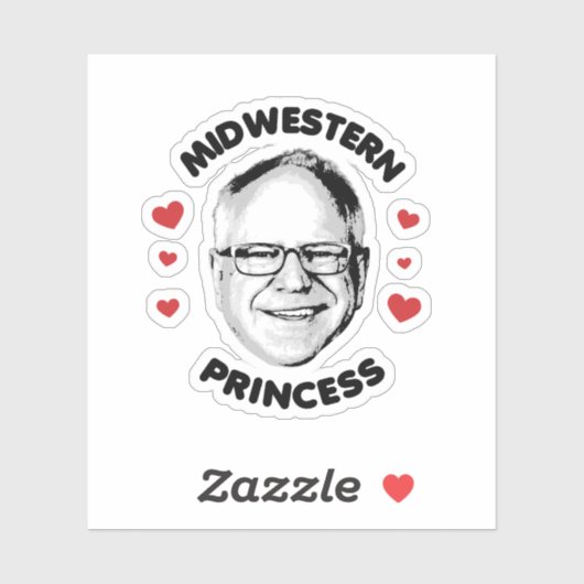 Sticker Princesse du Midwest (Feuille)