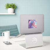 Sticker Princesse Fleur de Cerisier (Ordinateur portable sur le bureau)
