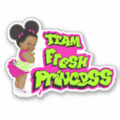 Sticker princesse fraîche (Devant)