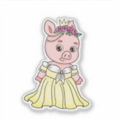 Sticker Princesse Pig (Devant)