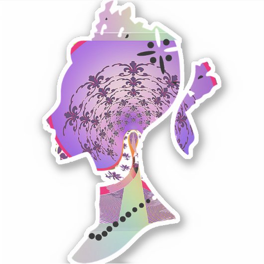 Sticker Princesse Ponytail (Devant)