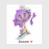 Sticker Princesse Ponytail (Feuille)