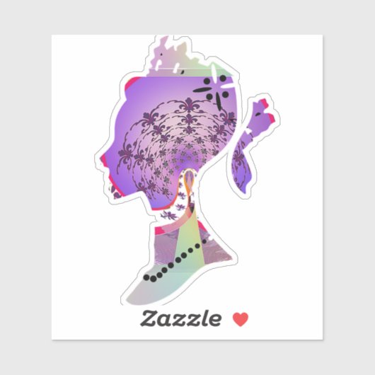 Sticker Princesse Ponytail (Feuille)