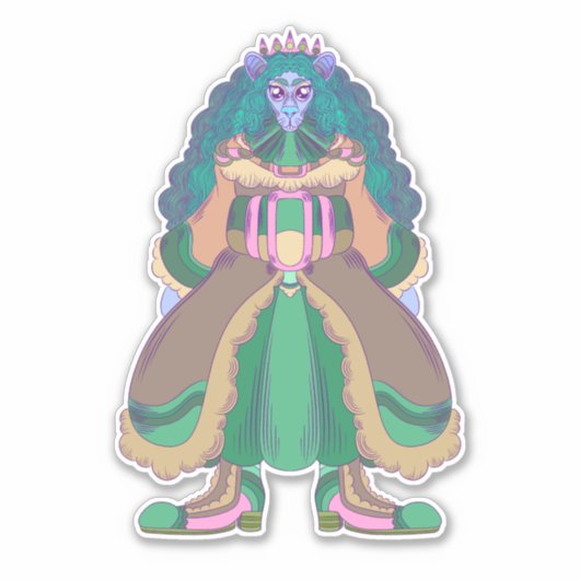 Sticker Princesse Rat (Devant)
