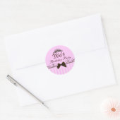 Sticker princesse rose (Enveloppe)