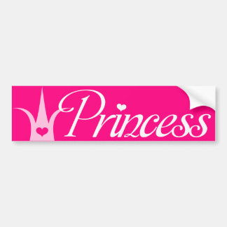 Sticker Prinses bumpersticker