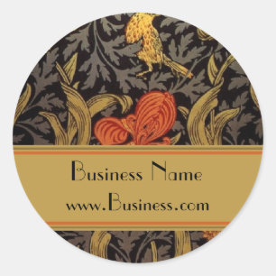 Sticker  Print William Morris Black 2