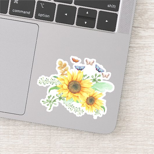 Sticker printemps de tournesol (Détail)