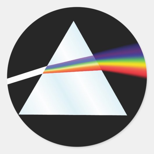 Sticker prisme arc-en-ciel (Devant)