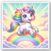 Sticker Prisme joyeuse Unicorn Whimsical (Devant)