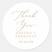 Sticker Privilège Merci Or Delicate (Devant)