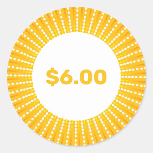 Sticker prix (Devant)