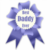 Sticker Prix Best Daddy Ever pour le Père (Devant)