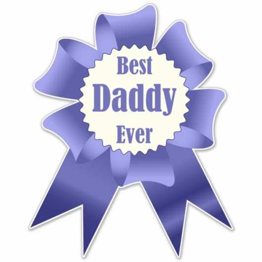 Sticker Prix Best Daddy Ever pour le Père (Devant)