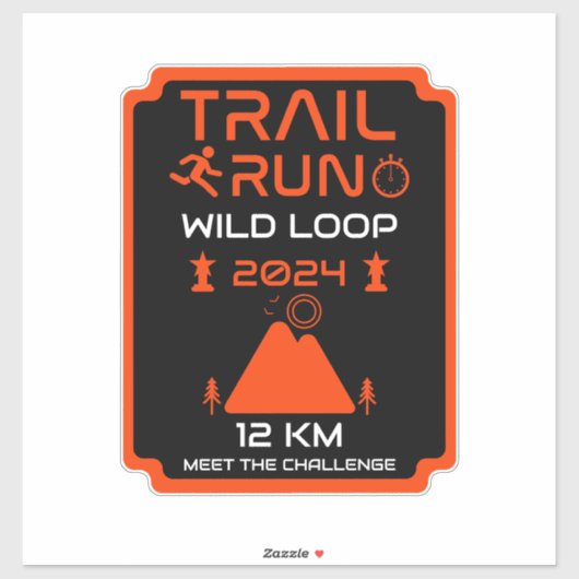 Sticker Prix de la course de piste (Feuille)