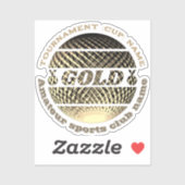 Sticker Prix de la médaille d'or (Feuille)