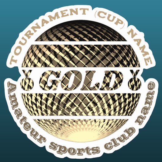 Sticker Prix de la médaille d'or