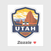 Sticker Prix d'État | Utah (Feuille)