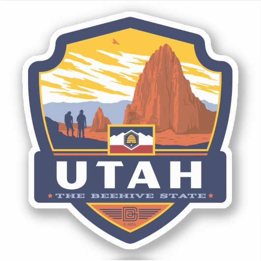 Sticker Prix d'État | Utah (Devant)