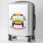 Sticker Prix du meilleur pilote de bus scolaire (Sur valise)