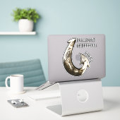 Sticker PRIX HORS PARADIS - Hawaii Tribal Hook (Ordinateur portable sur le bureau)