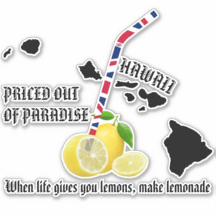 Sticker PRIX HORS PARADIS LEMONADE HI Flag Straw