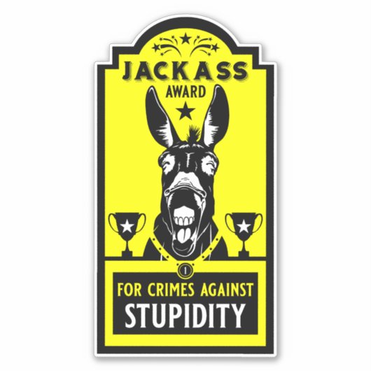Sticker Prix Jackass (Devant)