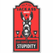 Sticker Prix Jackass (Devant)