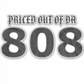 Sticker PRIX SUR DA 808 Tibal Black Grey (Devant)