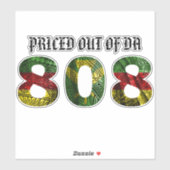 Sticker PRIX SUR DA 808 Tibal Kanaka Maoli (Feuille)