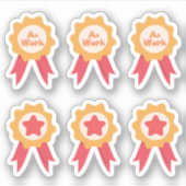 Sticker Prix Une Étudiante Plus Étoile Réussite (Devant)