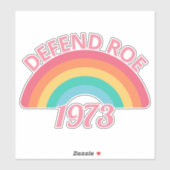 Sticker Pro Abortion - Défendre Roe contre Wade II (Feuille)