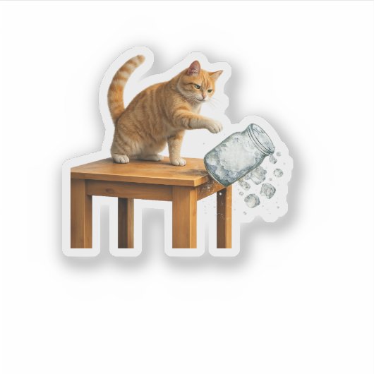 Sticker  Pro Immigration Cat , Abolish ICE Tee , chinga la (Devant)