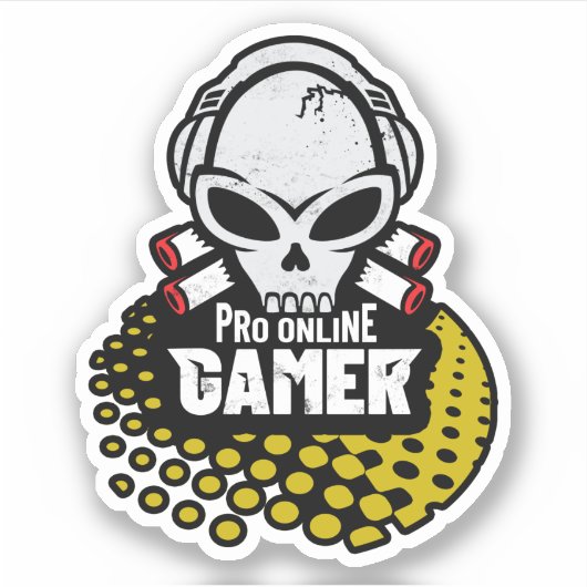 Sticker Pro Online Gamer (Devant)